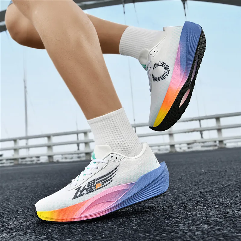 

Men's Running Shoes 2025 Spring Collection Wear-Resistant Shock-Absorbing Casual Sports Trendy Lightweight Non-Slip Casual Shoes