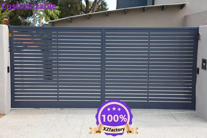 Factory Direct 2026 Top Piccolo cancello da giardino in alluminio per cortile laterale, cortile battente, ingresso con design