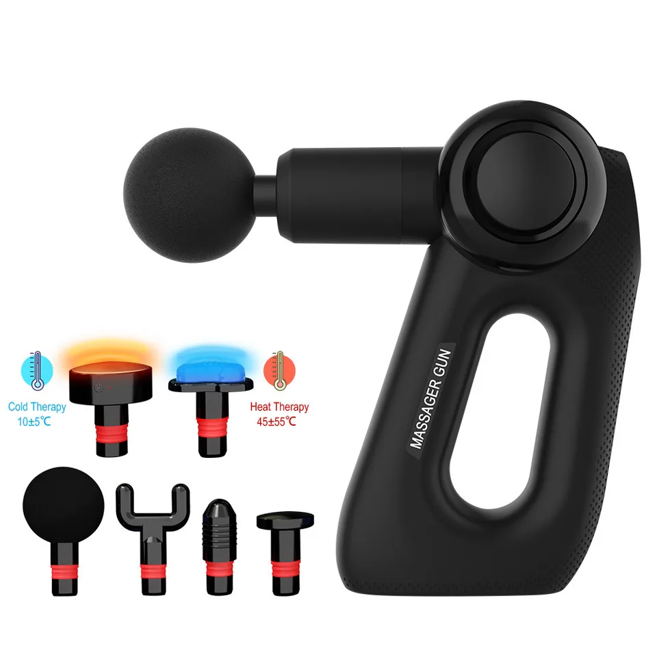 

Quick Rechargeable Powerful Electric Vibration Deep Led Touch Screen Heat Electric Massage Gun Deep Tissue Fascia Gun