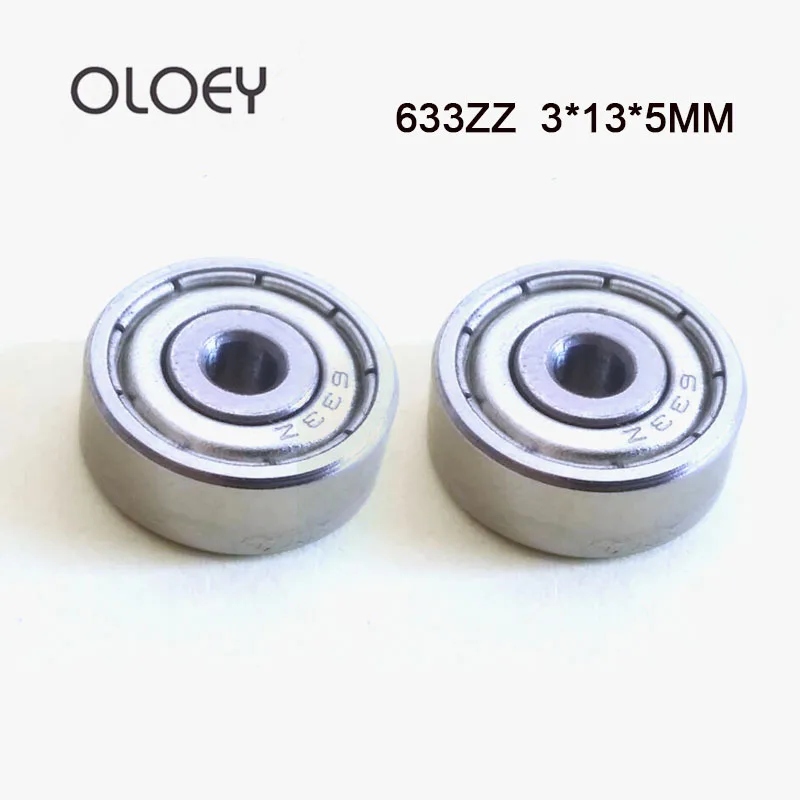 5/10PCS 633ZZ Bearing 3*13*5 mm  ABEC-1 Grade R1330ZZ 633Z Miniature 633 ZZ Ball Bearings