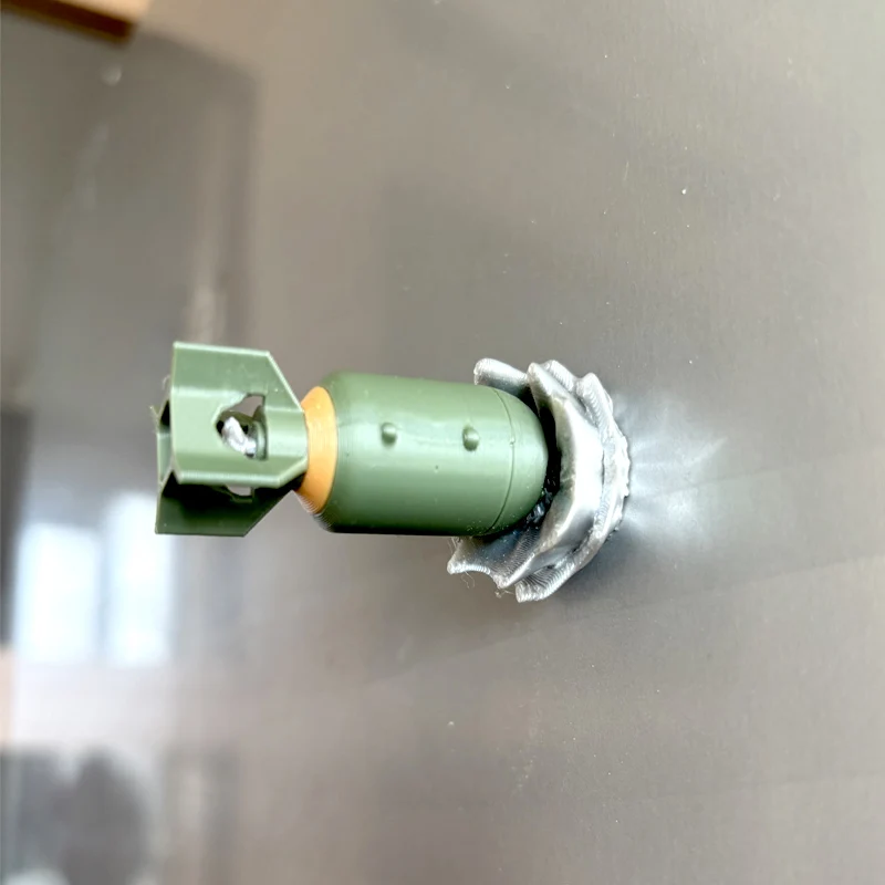 الأصلي شعبية صاروخ الثلاجة المغناطيس سيارة ملصق المغناطيسي 3D المطبوعة العسكرية الثقافية والإبداعية هدية