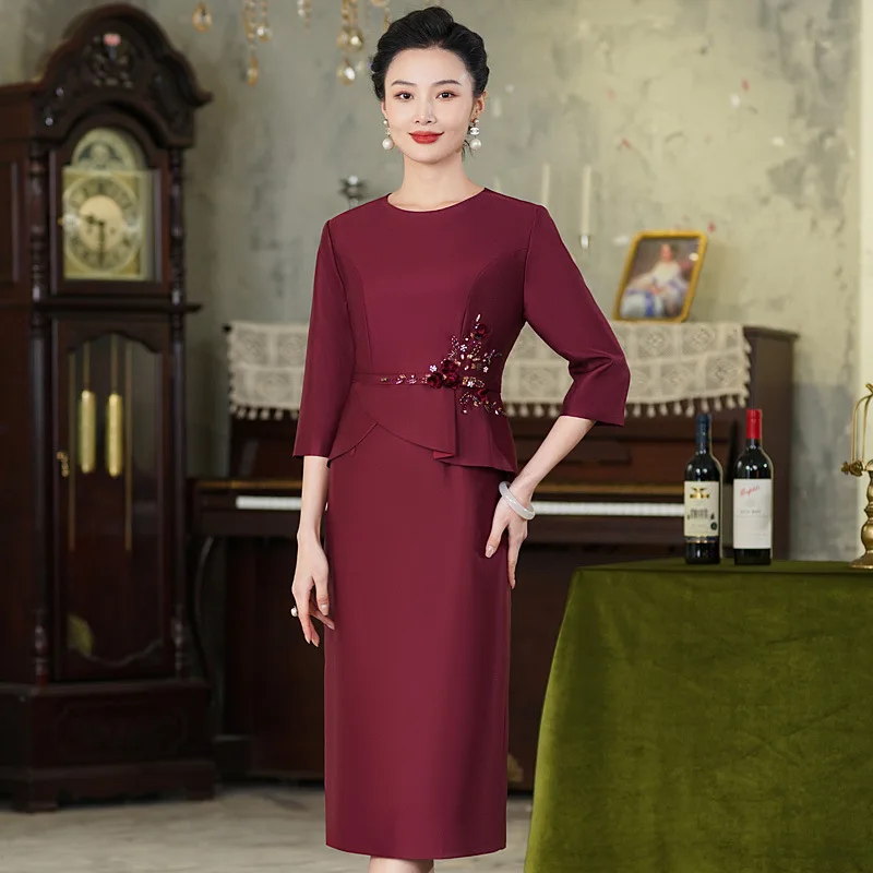 

Yourqipao Chinese Traditional Wedding Guest Cheongsam Dress Mother Of The Bride Qipao Prom Gowns