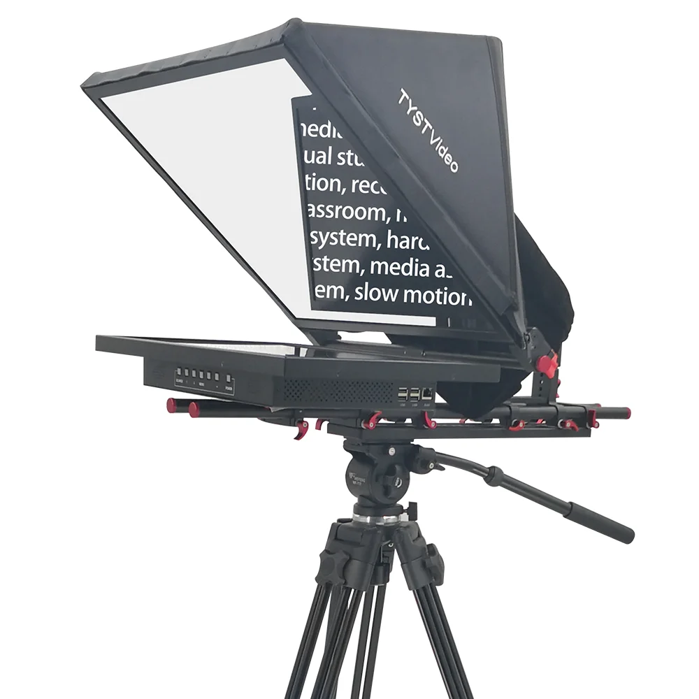 Beam Splitter Glass Teleprompter Set, Embedded Studio, uso ao ar livre, a melhor qualidade, 24G