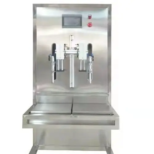 FILLING AUTO BRAND Semi-automatic Liquid Oil Customization Two Submersible Nozzles Weighing and Filling Machine