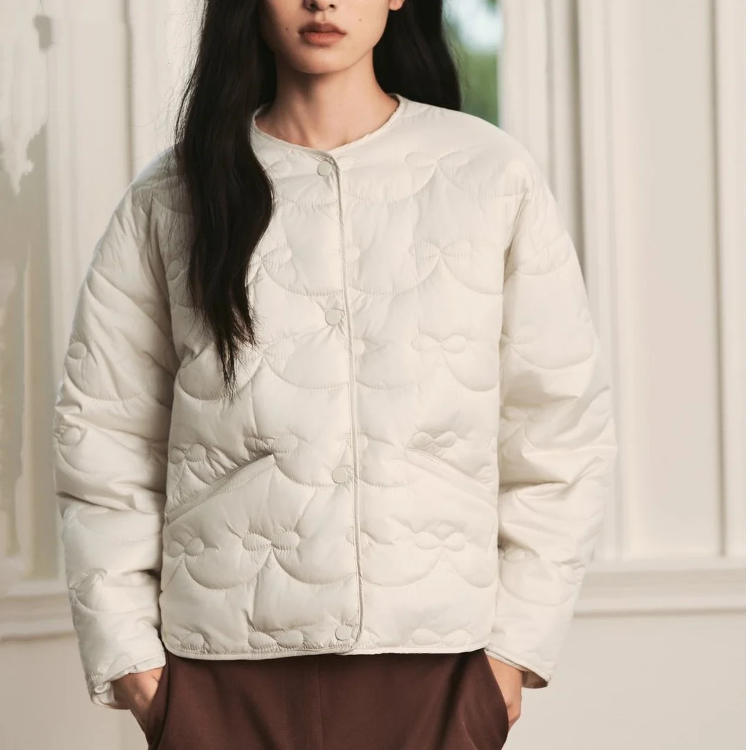 

Новая осенняя женская верхняя одежда Jaet с узлом и прошивкой 30828, прямой длинный винт, круглая застежка на одной пуговице