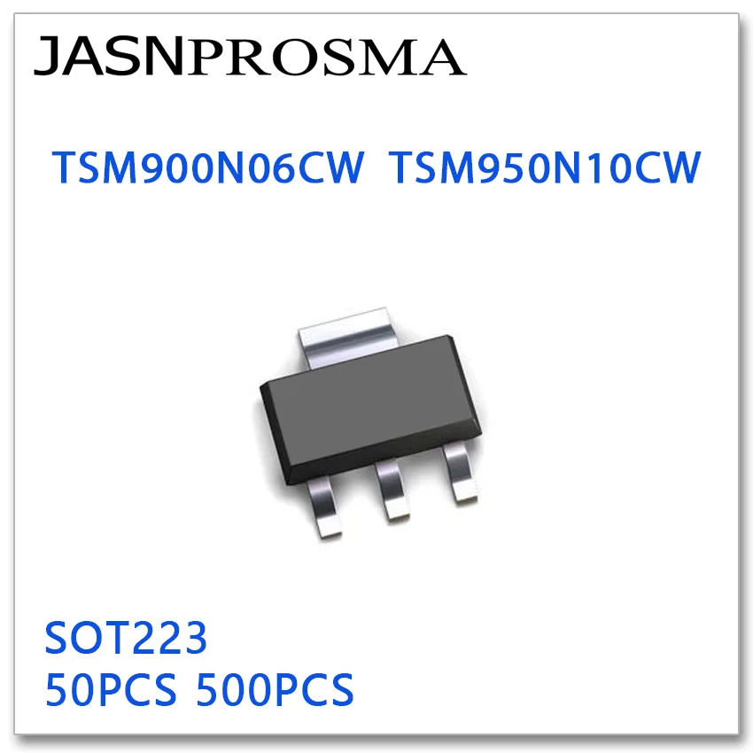 

JASNPROSMA 50 шт. 500 шт. TSM900N06CW TSM950N10CW SOT223 Высокое качество