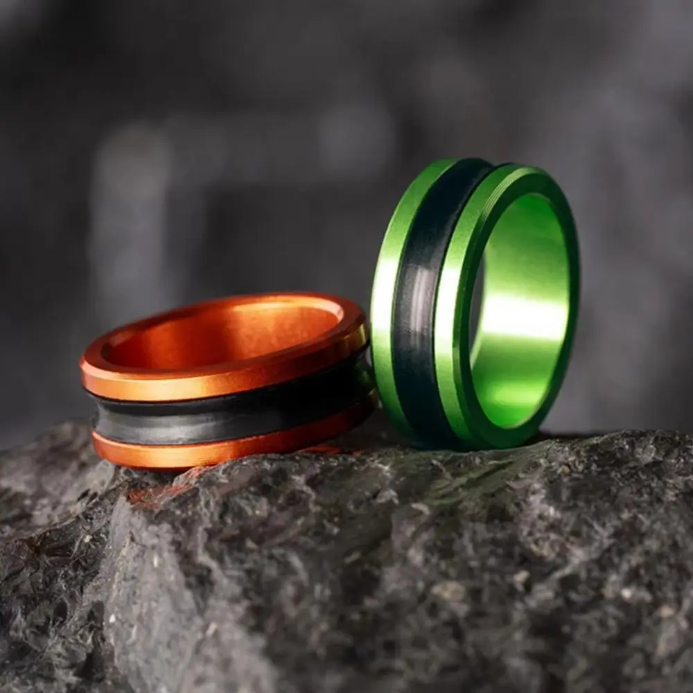 سبائك الألومنيوم كابل حلقة حماية الأيدي خط سريع قطع خط سحب حلقة حلقة مطاطية المضادة للانزلاق خط الصيد مجتذب #5