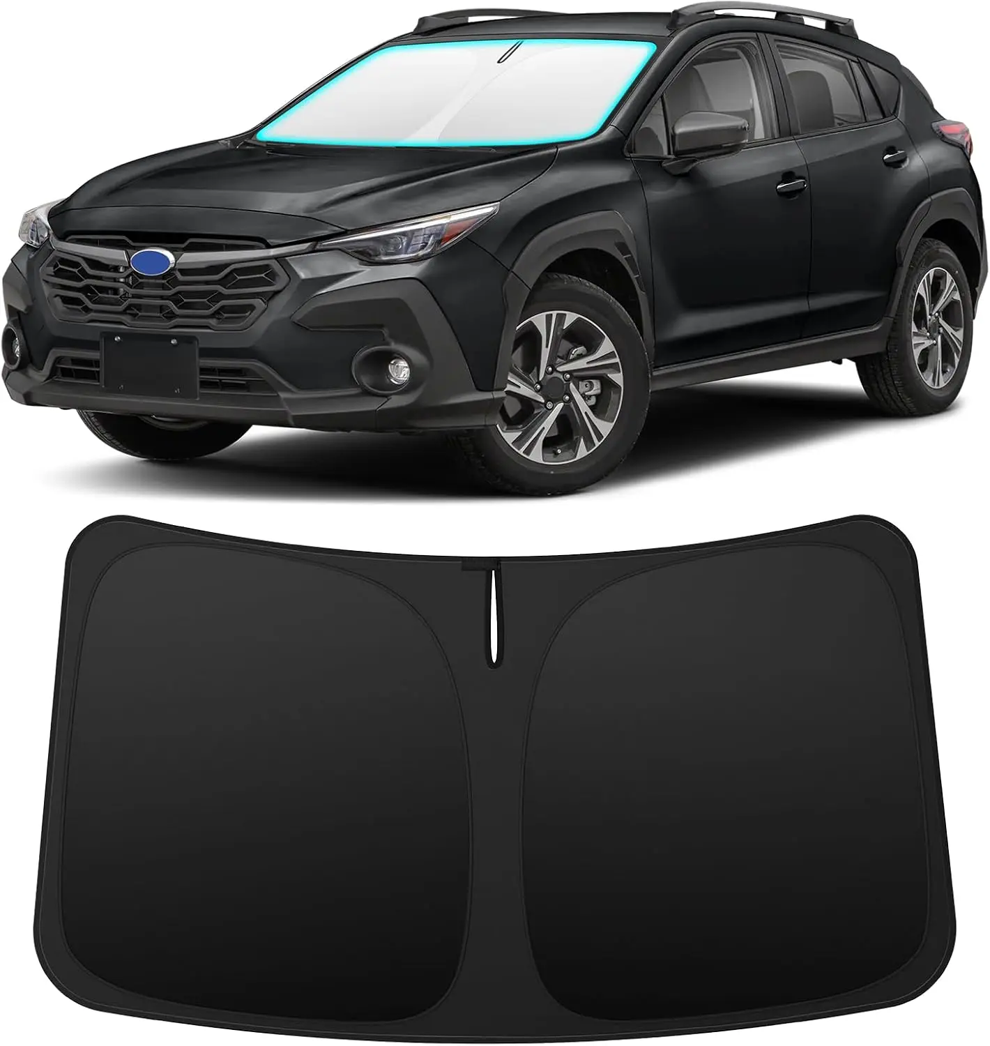 

Foldable Windshield Sun Shade for Subaru Crosstrek 2018-2026, Heat & UV Protection Car Sunshade with Storage Bag, Keep Interior