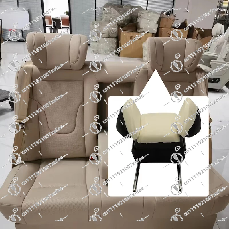 VIP Car Seat Headrest, Binaural Adjustable Safe Sleep Headrest, Suitable for RV/minibus/bus/aircraft Seats, Cloth Universal