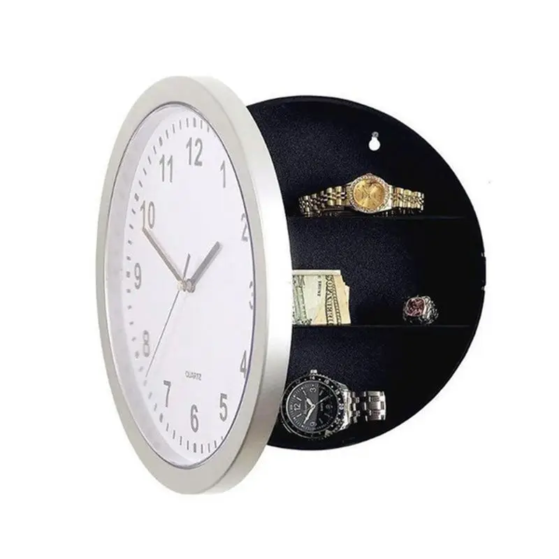 Wall Clock Hidden Safe,Clock Safe Secret Safes Hidden Safe Wall Clock For Secret Stash Money Cash Jewelry,Wall Clock