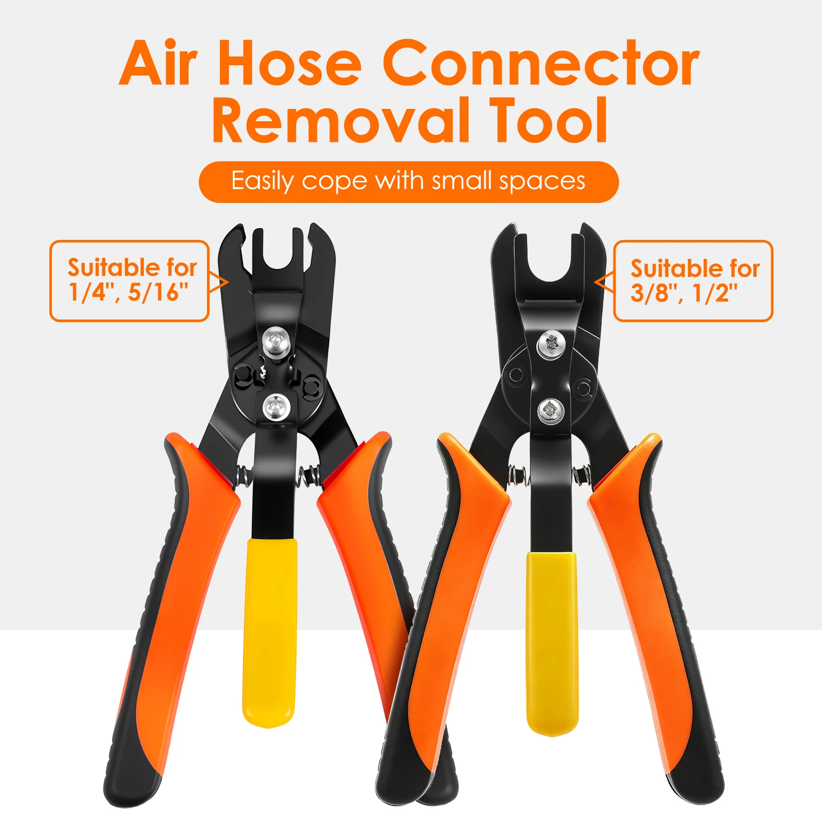 

Pneumatic Disconnect Tool Set Push-to-Connect Pneumatic Fittings Removal Tool Quick Air Hose Disconnect Pliers for Maintenance