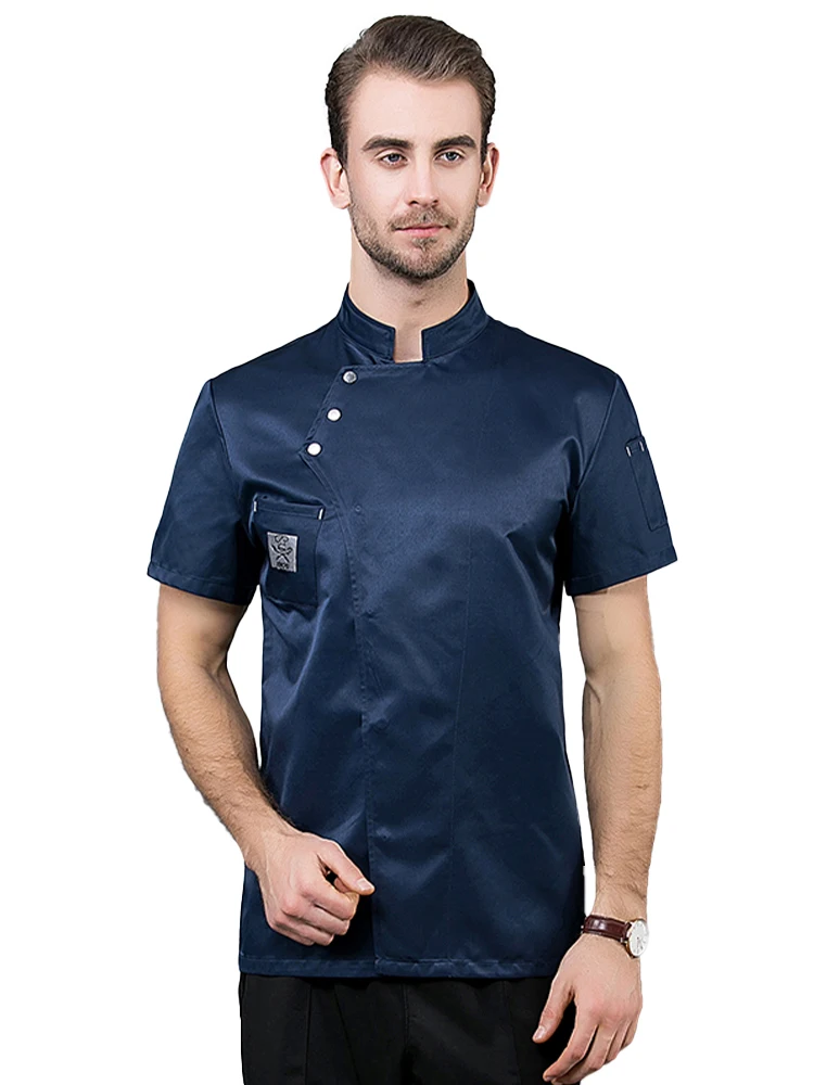 

Hotel Chef Uniform Kitchen Shirt Food Service Restaurant Cook Coat Cooking Clothe Jacket Bakery Cafe Waiter Clothing Top