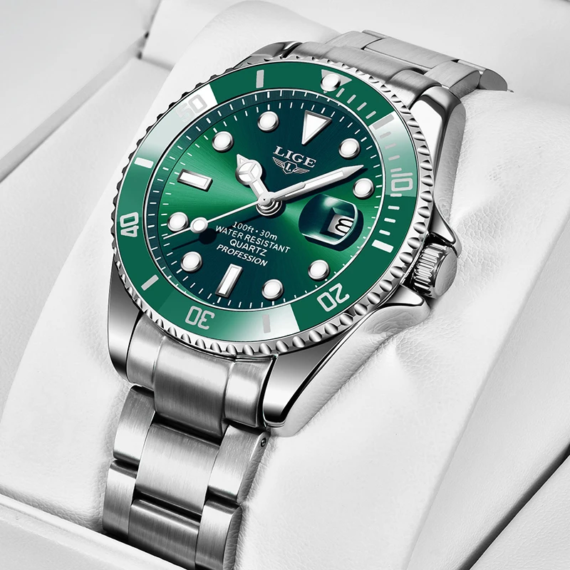 2023 Topmerk Luxe Mode Duiker Horloge Heren 30ATM Waterdichte Date Klok Sport Horloges Mens Quartz Polshorloge Relogio Masculino