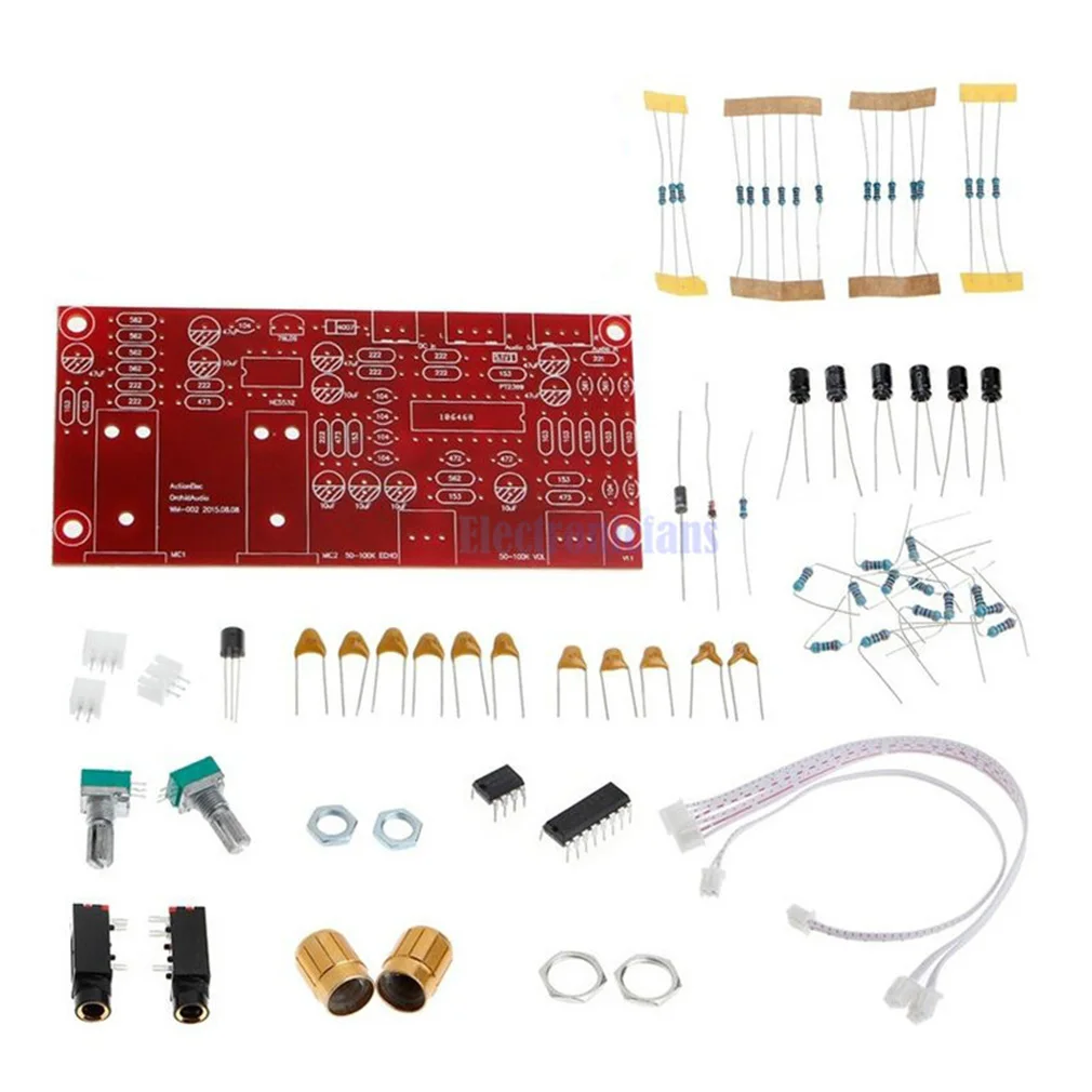 NE5532 PT2399 Microfoon Versterker Board Voorversterker Galm Panel Digitale Microfoon Versterker Module Dropshipping Hot