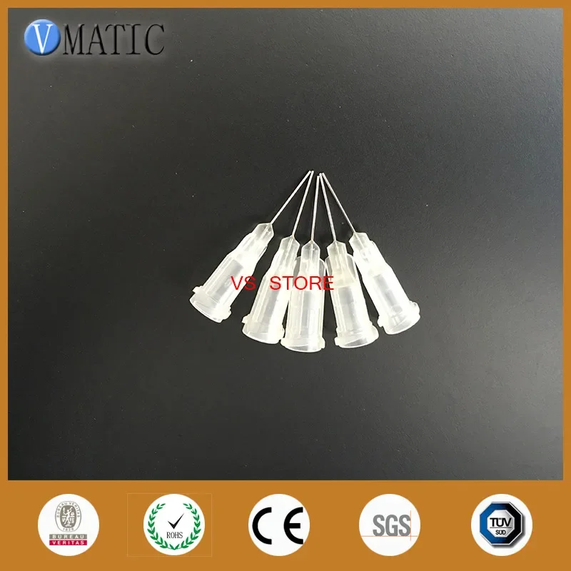 Free Shipping 27G Dispensing Needle Tips 0.5" Length 100 Pcs Dispense Needles Liquid Dispenser Needle 1/2 Inch