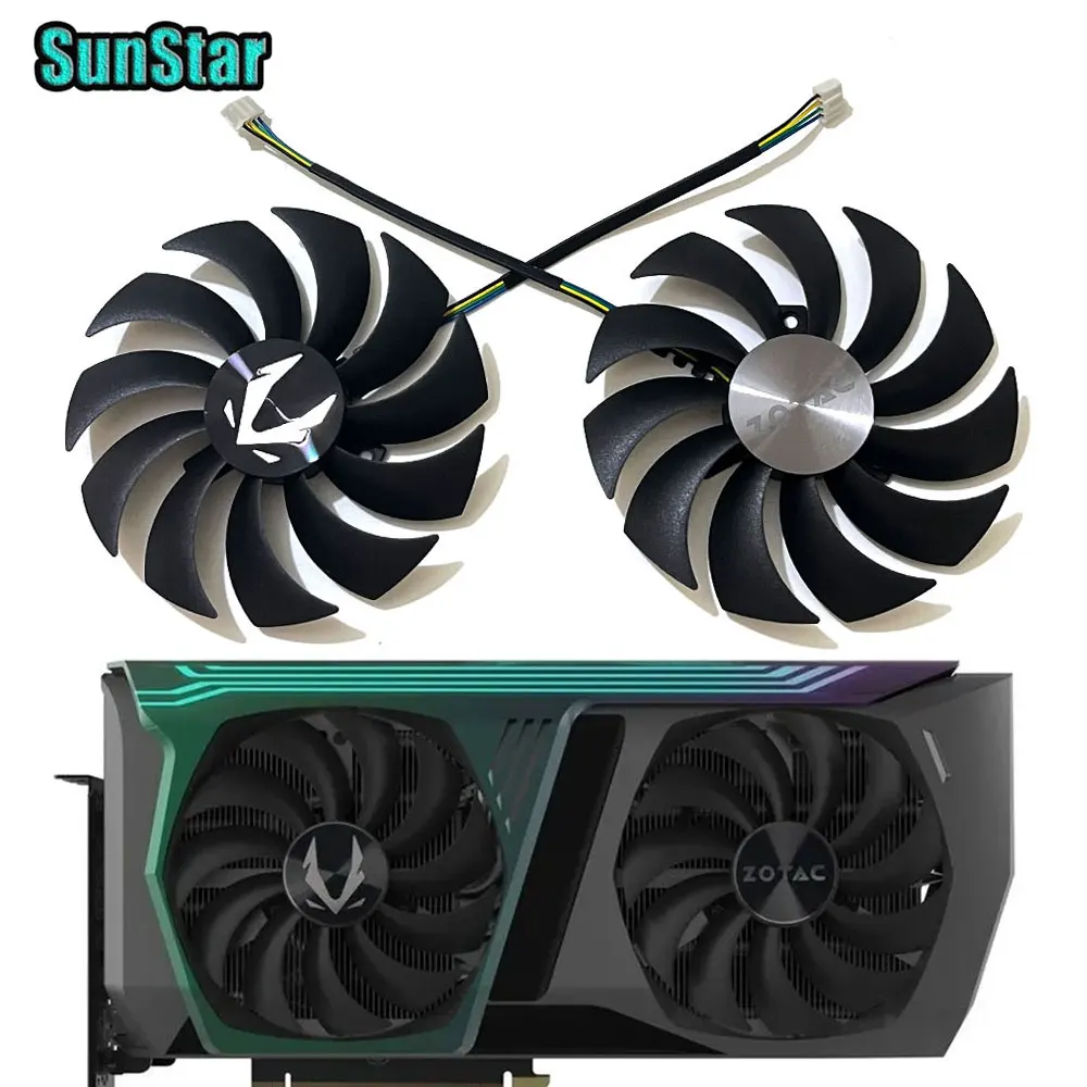 

NEW CF1010U12S GAA8S2U 100MM 4PIN RTX 3070 AMP Holo GPU Cooling Fan For ZOTAC GAMING GeForce RTX 3070 AMP Holo LHR Graphics Card
