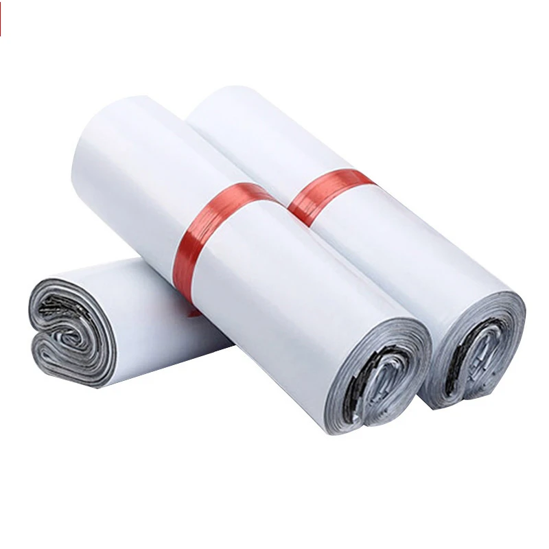 100Pcs/Lot Plastic Envelope Bags Self-seal Adhesive Courier Storage Bags White Black Plastic Poly Envelope Mailer Shipping Bags