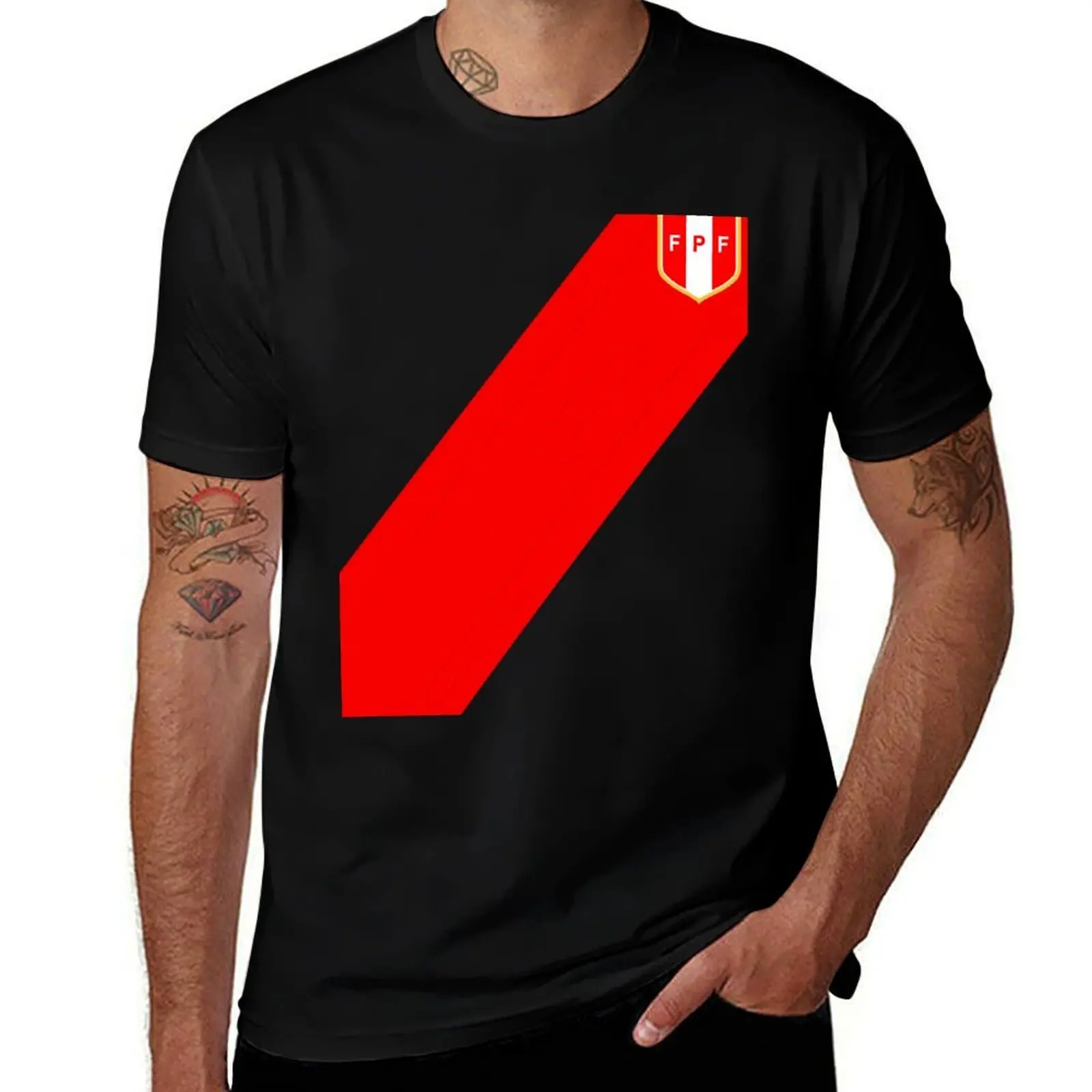 Peruvian football selection T-Shirt Big and Tall Short Sleeve Tee
