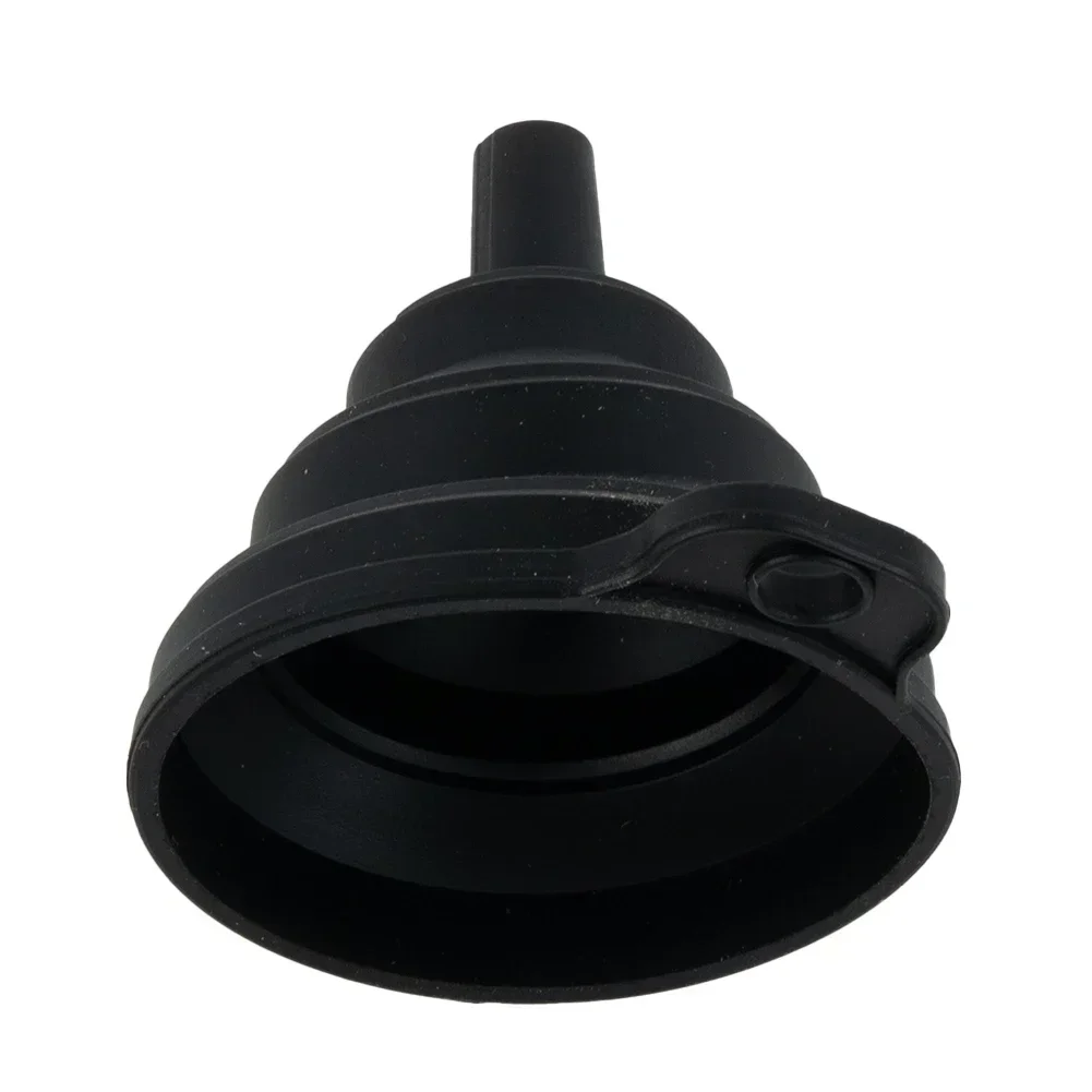 Car Funnel Collapsible Gasoline Diesel Motor Oil Black Filler Screen Foldable Funnel Motor Oil Fuel Silicone Oil