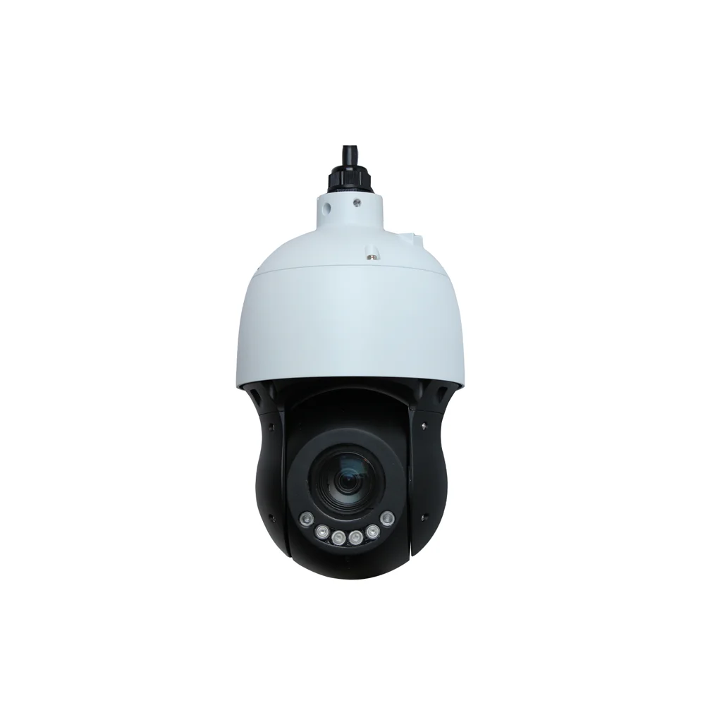 2MP 20x 360 Panoramic Dome PTZ Camera With POE Power Supply Red-Blue Light Alarm and Remote Access for Home Security