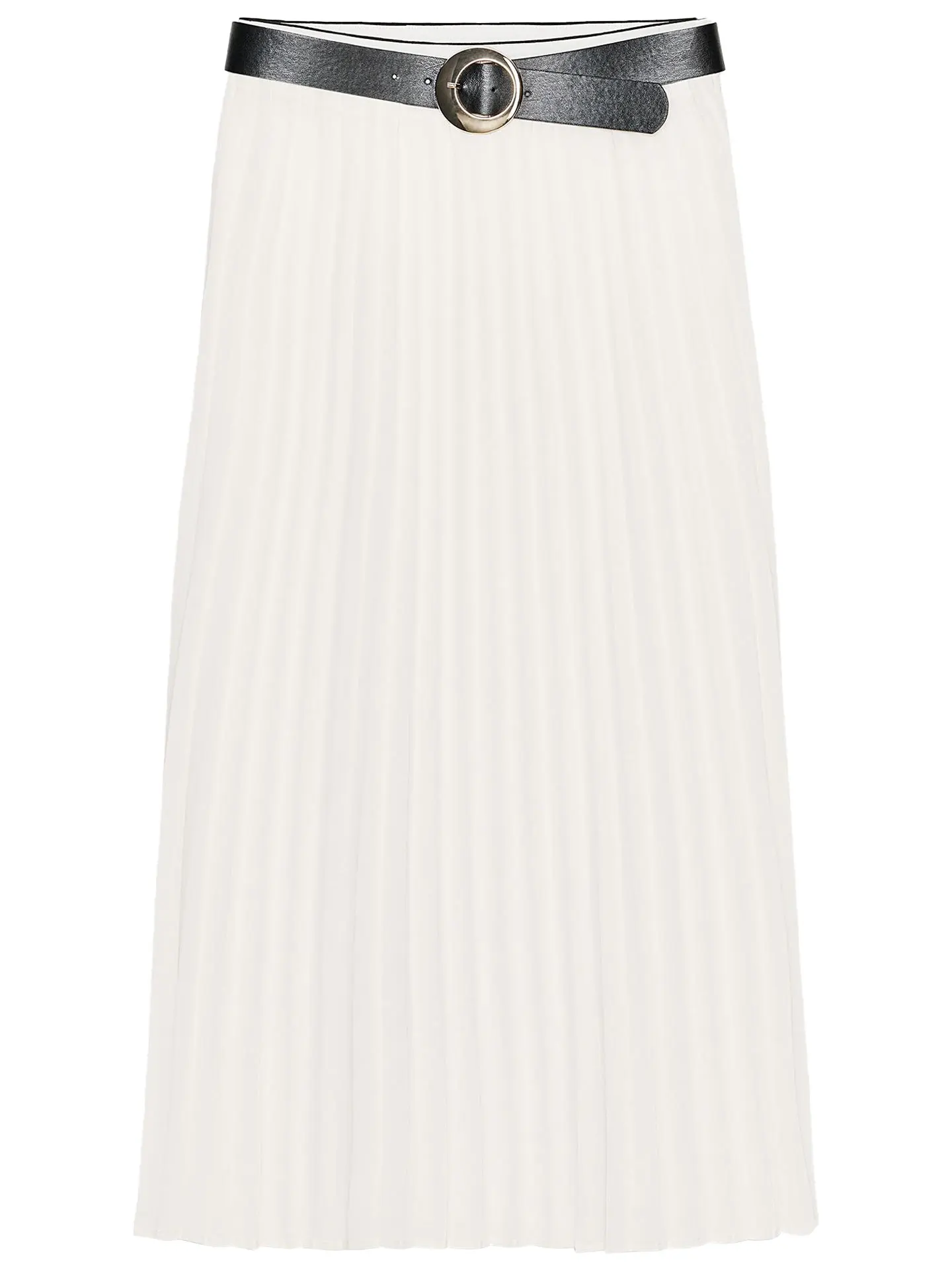 

ZAPRHA 2022, осенняя новая цветная юбка-миди с высокой талией и складками, повседневная женская юбка с высокой талией, смесь из другого материала