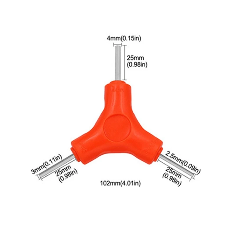 3 Way Hex Wrench 3 In 1 Y type Hex Allen Wrench Trigeminal Hex  Hand Tool