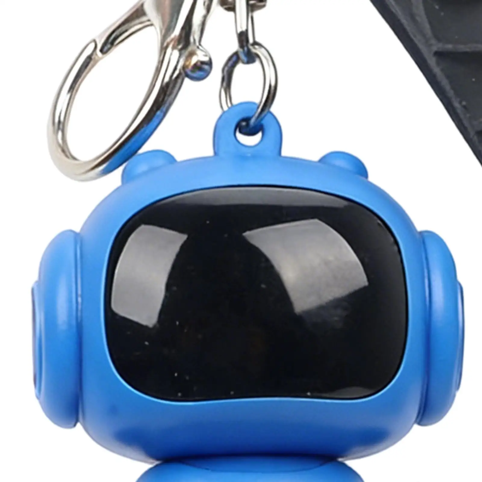 Breloczek Robot Ruchomy Przegubowy Wisiorek Robot Świecące Oczy Breloki do Plecaków dla Kobiet Mężczyzn Torba Portfel Tornister