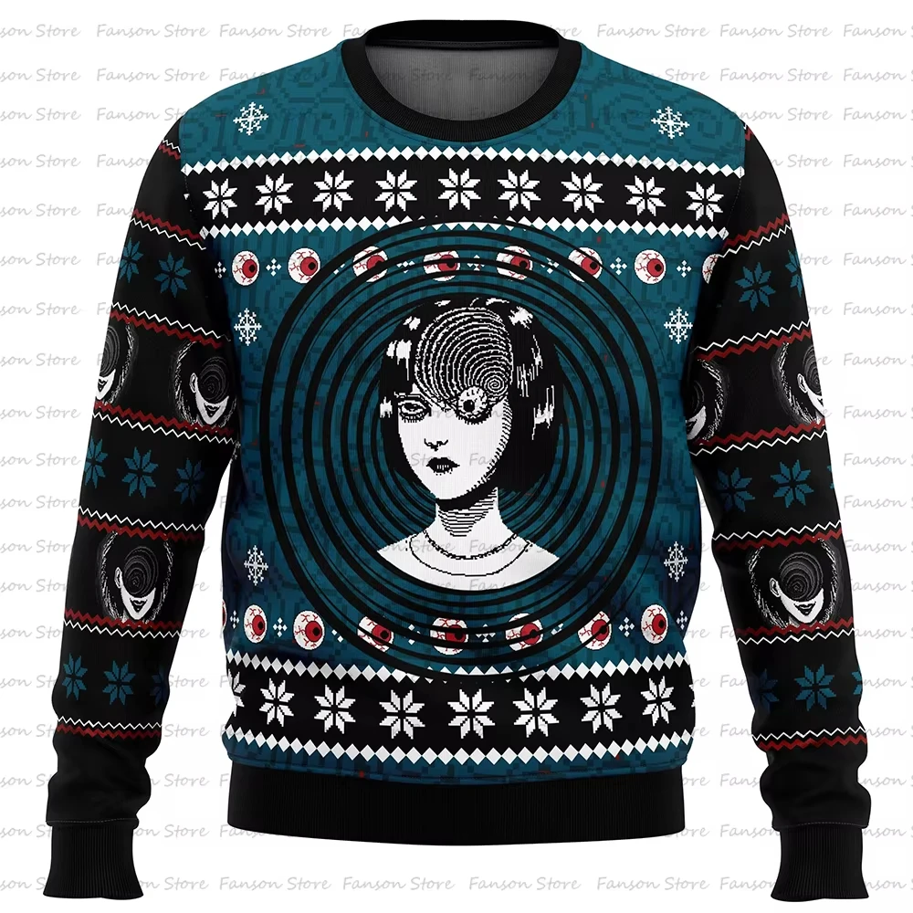 

Ugly Christmas Sweater Men Women Pullover Hot Sale Round Neck Long Sleeve Top Christmas Clothing 2025 New Sweatshirt