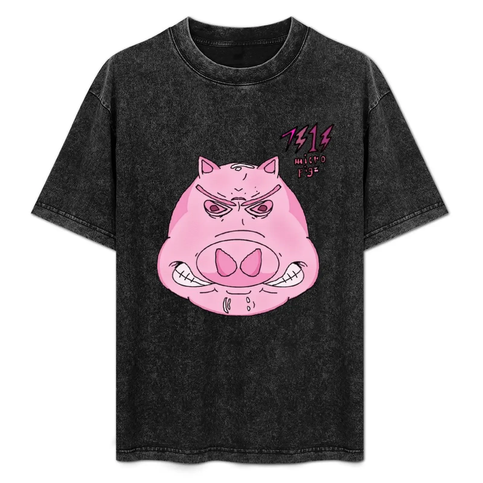 

7313 Micro Pigz - Pig Newton T-Shirt sublime plain blanks Personalized t-shirt Men's t shirts