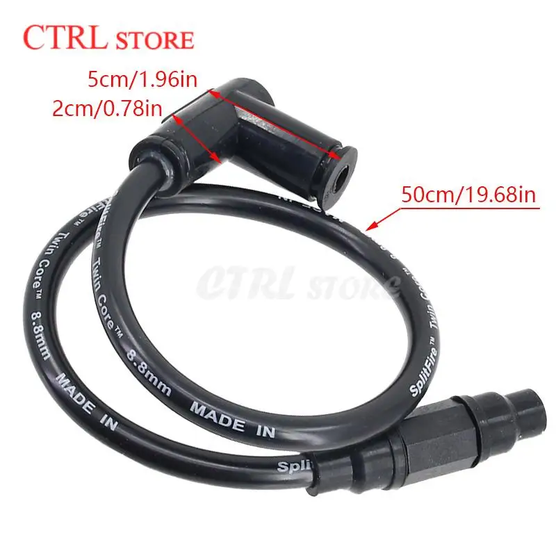 Off-Road Motorcycle Beach Bike Modification Accessories Modified Resistor High-Voltage Ignition Wire Kit for Custom Choppers view 3