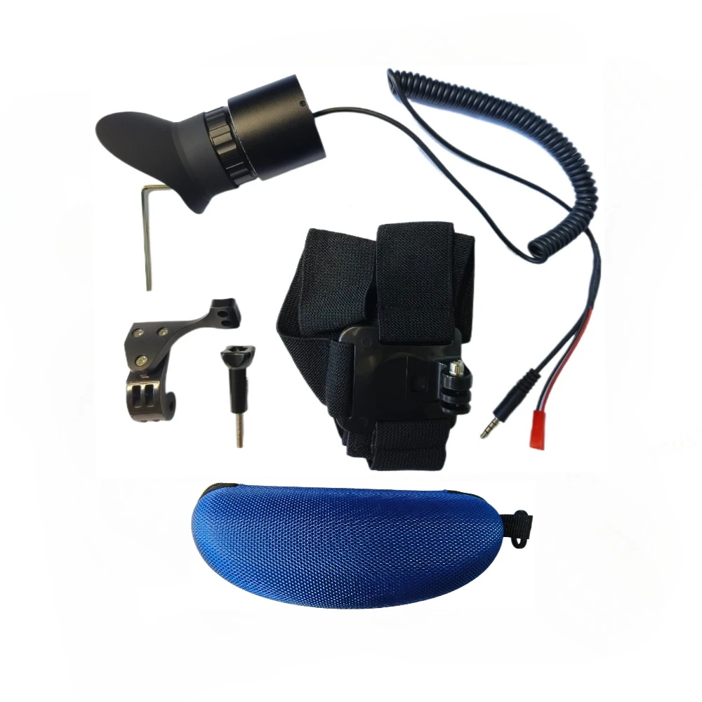 

V760A-5/V760A-3 Wearable Head Mounted Display 90-Inch/80-Inch Effect For Security Monitors FPV Aircraft Models