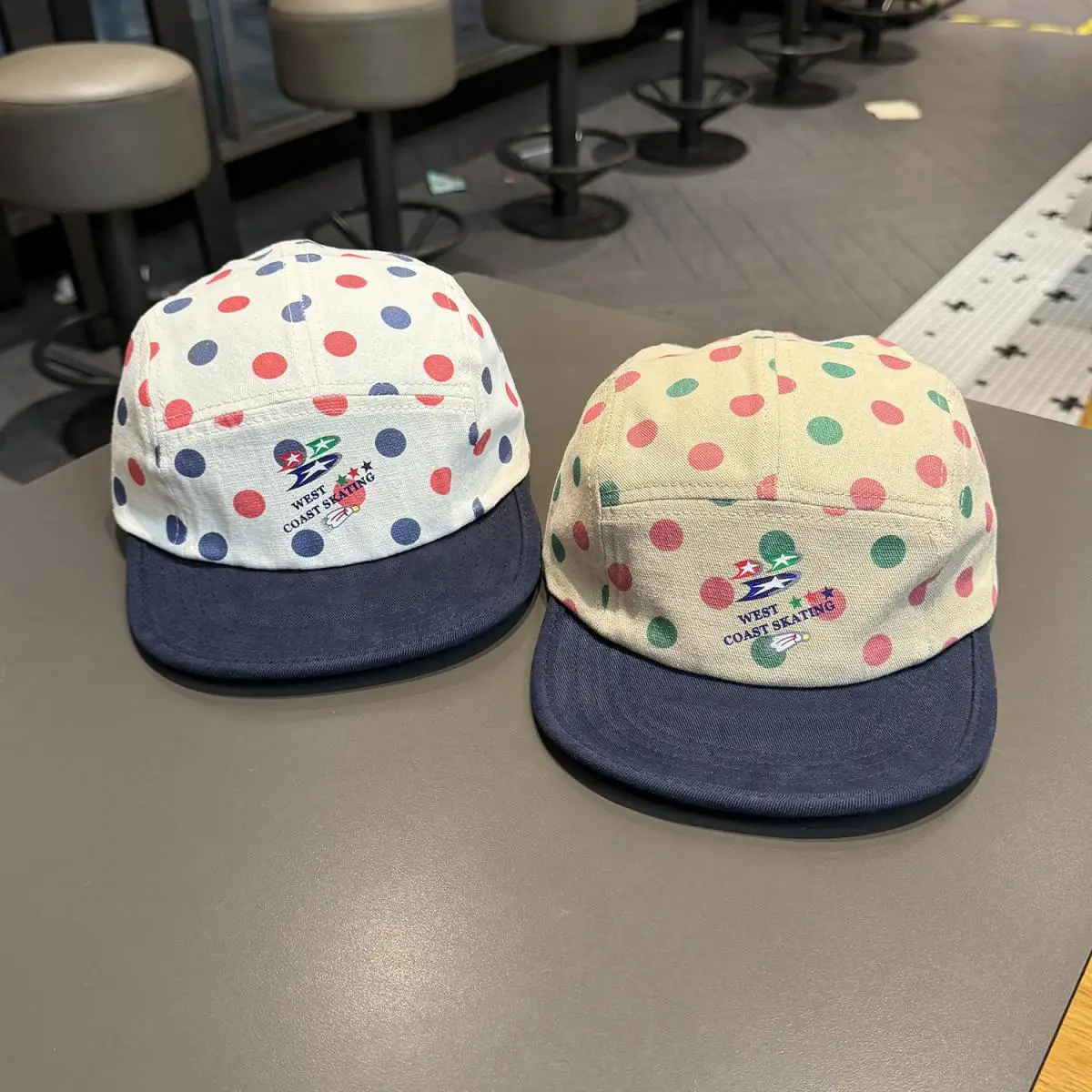 Retro 5 Panel Baseball Cap Embroidered Sunscreen Outdoor Hat for Men Women Camping Streetwear Fashion Casual Travel Daily Wear