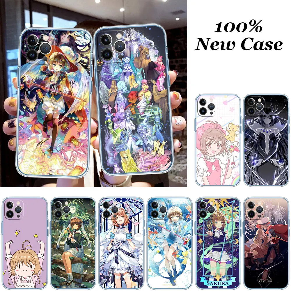 Card Captor Sakura Case for Moto G72 G71 G24 G73 G31 G34 G32 E40 E30 E22I E22 E20 E13 E7 G04 G6 G7 Play Plus Power