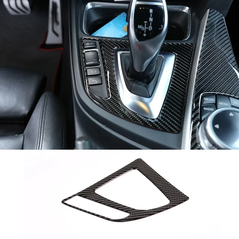 For BMW 3 4 Series F30-31 F33 F34 F36 3GT 2014-2017 Car Gear Shift Panel Cover Trim Stickers Decoration Decal Trim Accessories