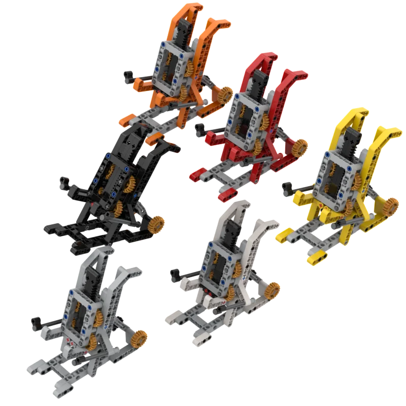 Desktop Phone Holder Building Blocks MOC Adjustable Gravity Phone Stand Universal Desktop Phone Holder DIY Parts