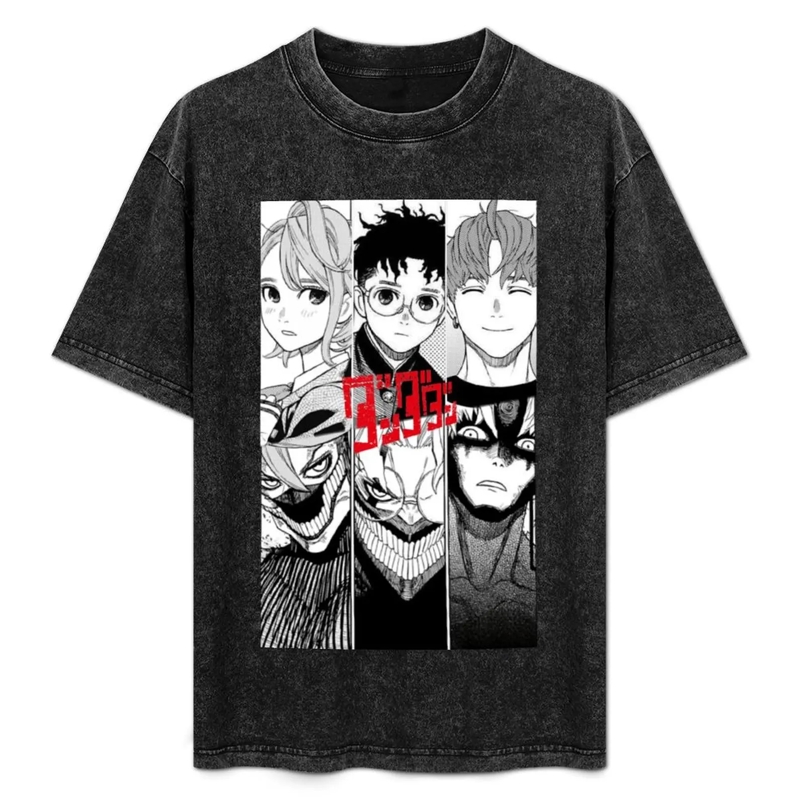 

Aira,Okarun and Jiji Dandadan manga T-Shirt Anime t-shirt quick drying men tshirt