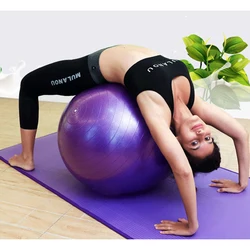 YFASHION PVC 55cm palla da Yoga palla da ginnastica Anti-scoppio per allenare la palla dell'equilibrio per la terapia fisica palestra Fitness