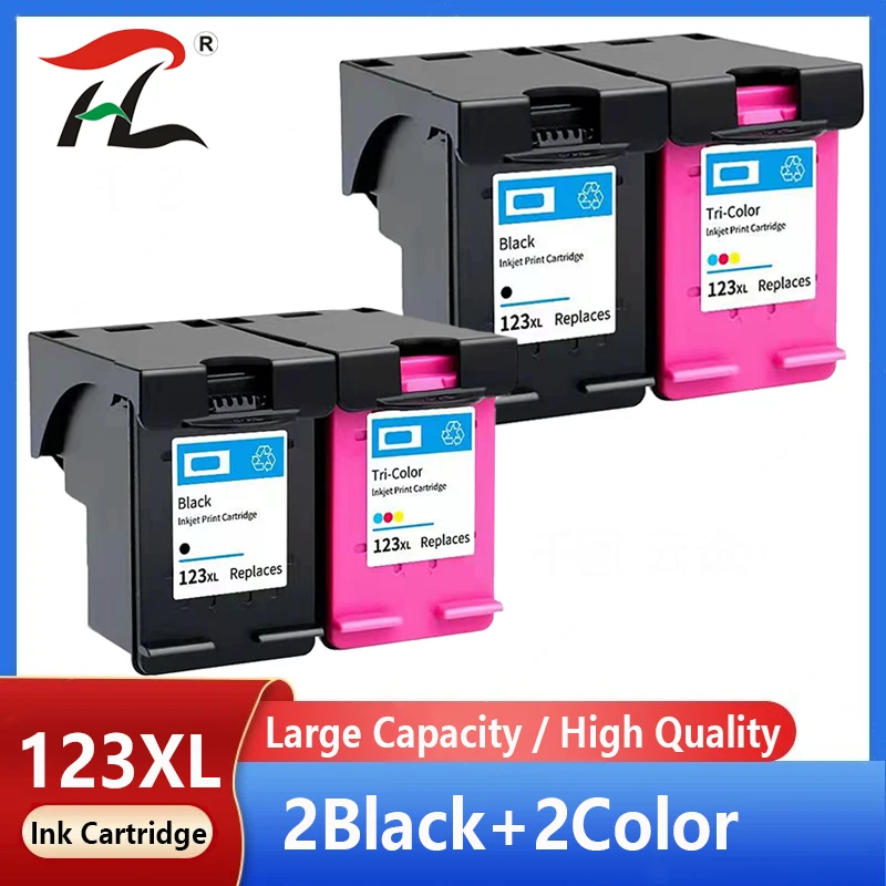 

123 For HP123 123XL Ink Cartridge for HP DeskJet 1110 1111 1112 2130 2132 2134 Officejet 3830 3831 3832 3834 Printer