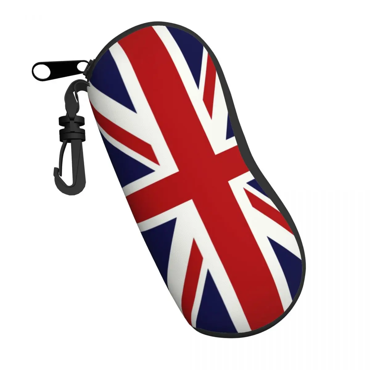 Custom Union Jack Flag Of The UK Shell Eyeglasses Protector Cases Cool Sunglass Case Glasses Bag