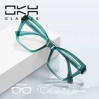 OKH-gafas para miopía con luz azul, montura óptica TR de estilo americano, gafas graduadas para lectura, 2283