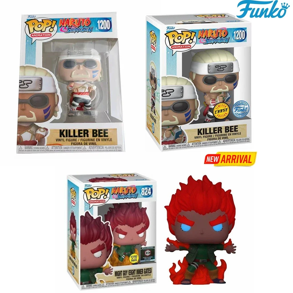 Funko Pop 2023 Summer New NARUTOes Madara 978# UCHIHA 1278# Killer BEE 1200# Action Figures Limited Model Doll Toys for Children