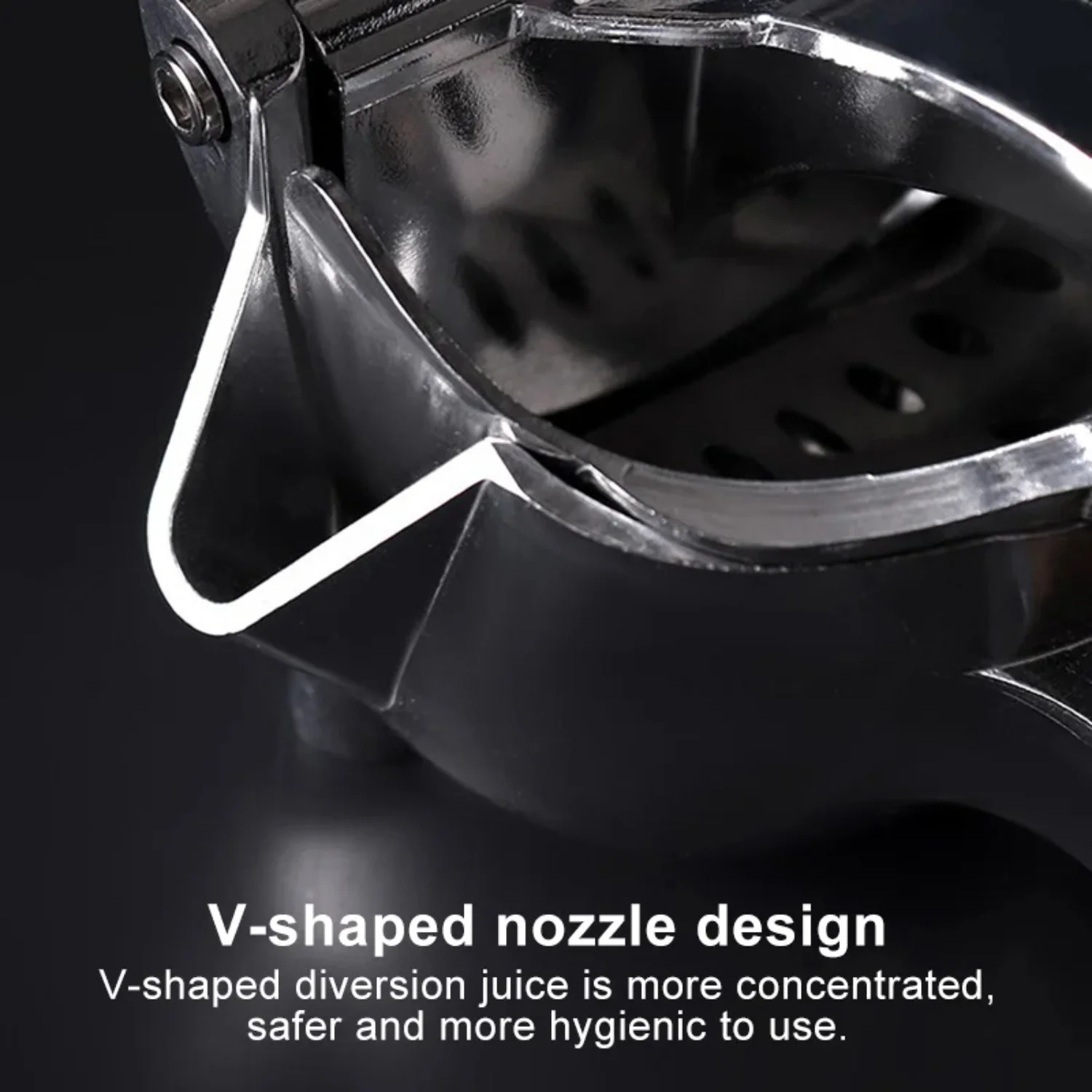 

Handy Multifunctional Silver Aluminium Alloy Manual Kitchen Tool - 1Pcs Portable Juice Squeezer