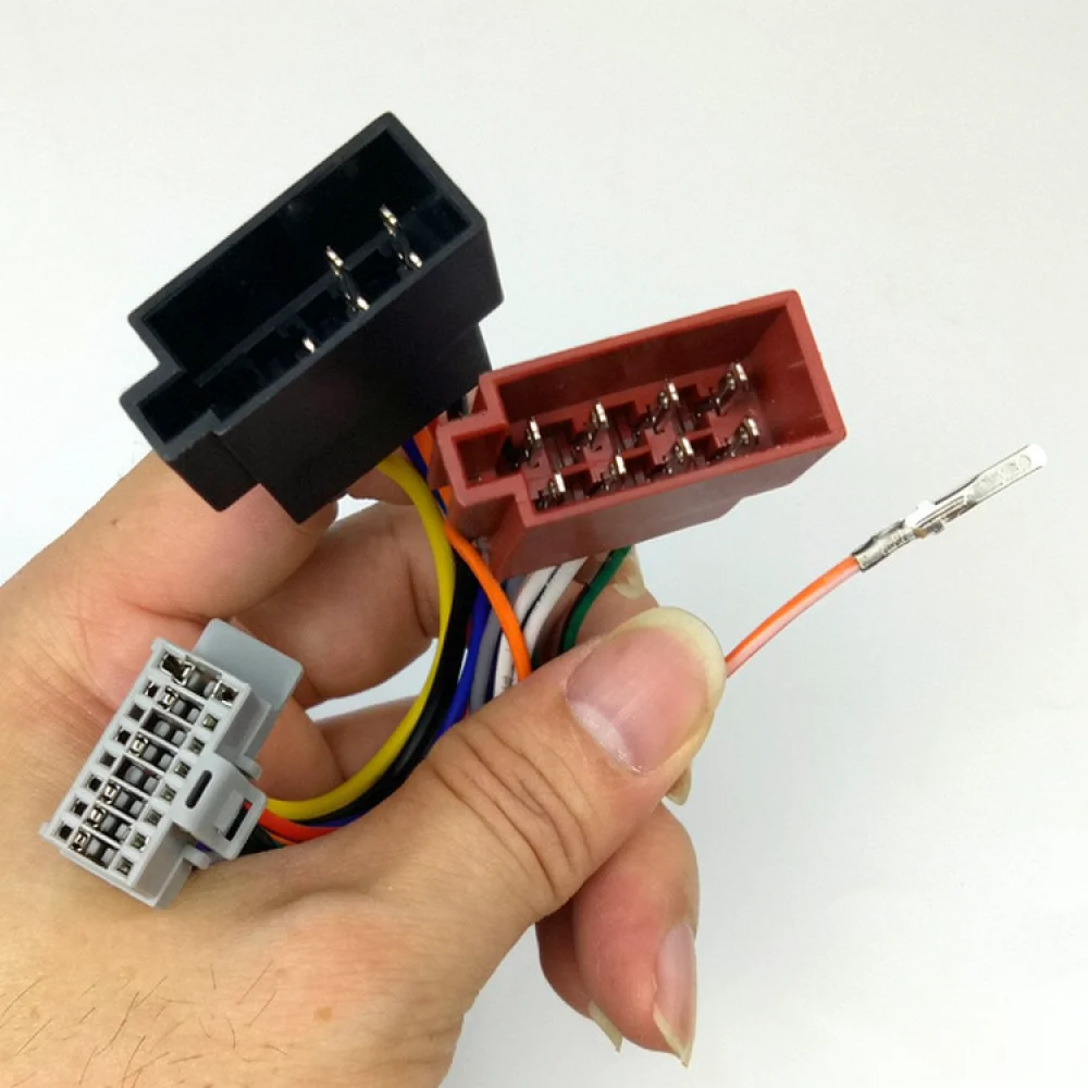 For Alpine Panasonic Car Stereo Harness Adapter ISO Plug Wiring Connector Cable Professional Audio Modification Supply