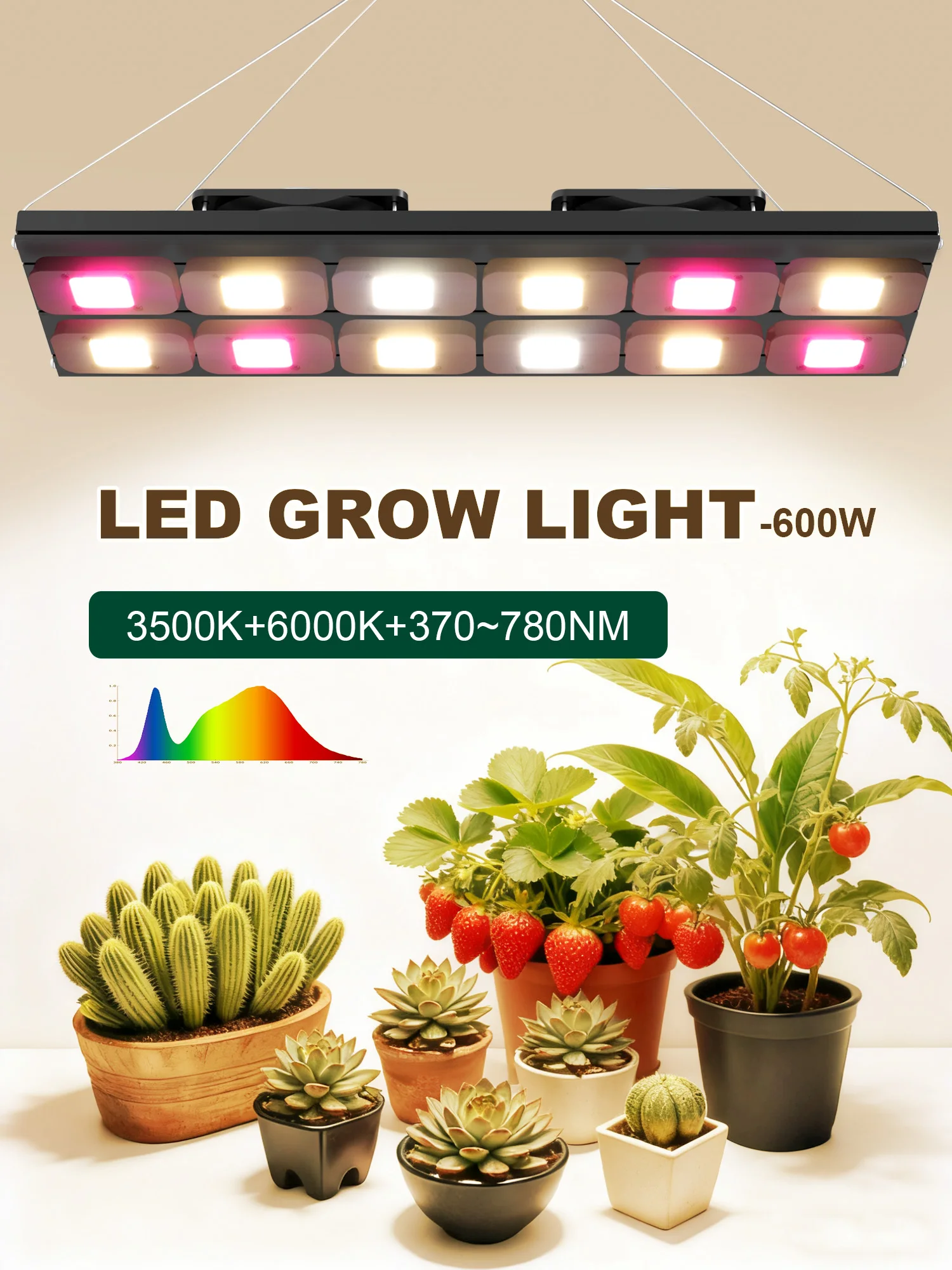 

Светодиодная фитолампа 6000 Вт, полный спектр, AC 220 В, для выращивания растений в помещении, гидропоники, садоводства, рассады, теплиц и гроутентов