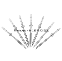 TS100 Soldering Iron Tip 7 Types Mini Stainless Steel Soldering Iron Tips Replacement for TS100 Soldering Iron