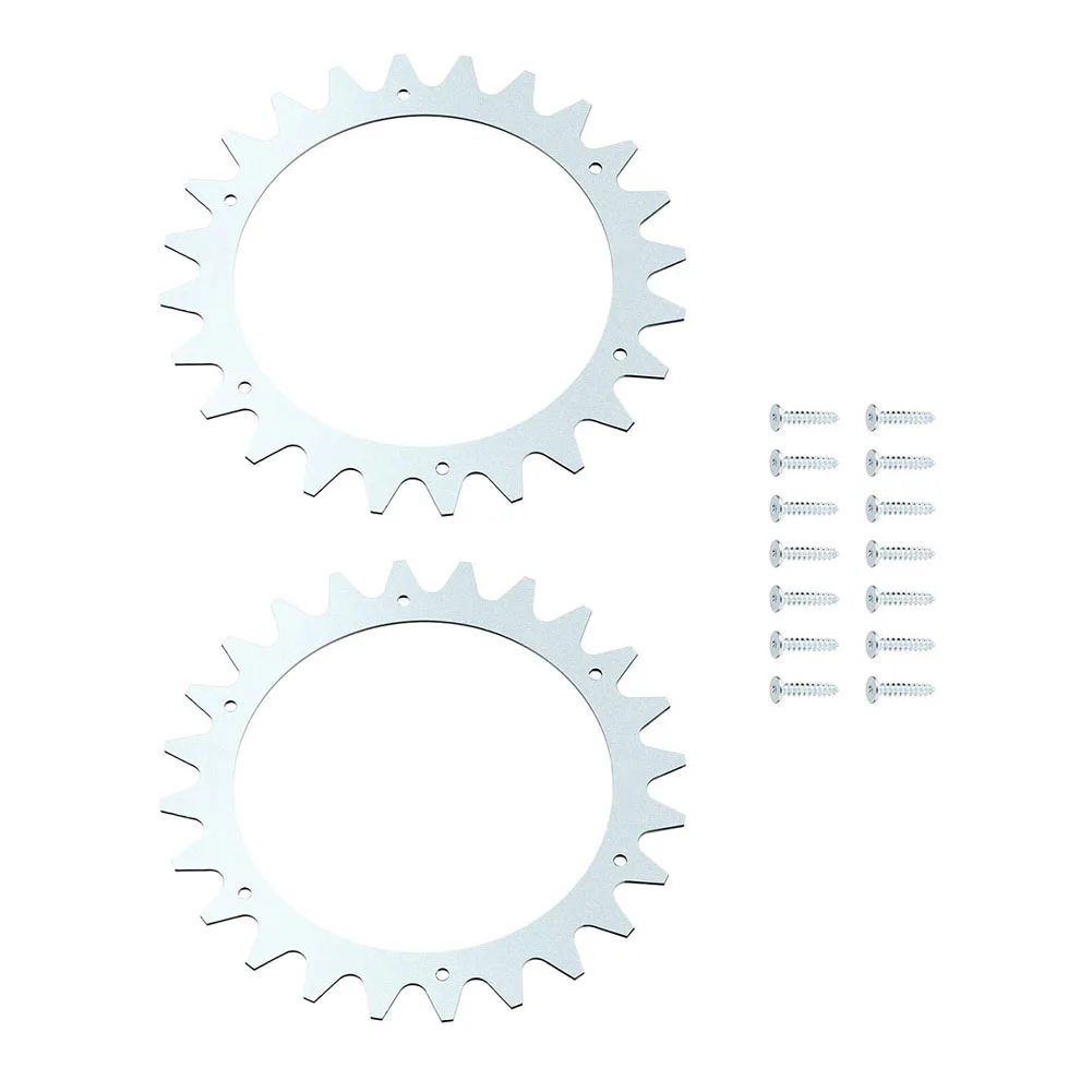 2Pcs Stainless Steel Traction Spike Plates For For Landroid S M Series Robotic Lawn Mower Wheels Anti Slip Grip Accessories