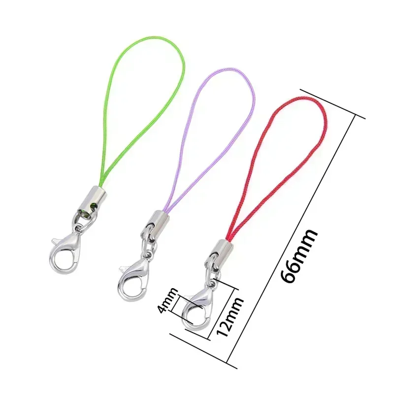 Nylon Lanyard Cords with Lobster Clasp, 50-900Pcs