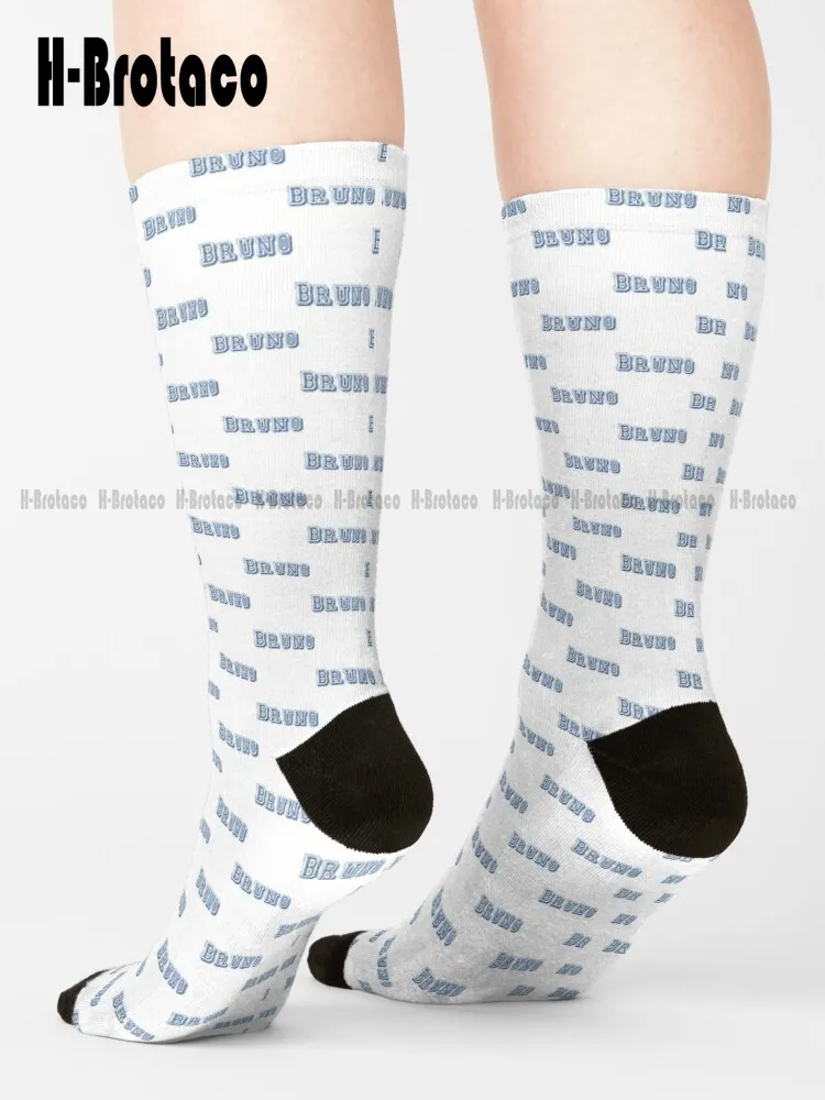 Bruno Bruno Mars Bruno Music Mars Socks Bride Socks Ladies Sports Custom Gift Retro Street Skateboard Socks Teen Youth Socks Art