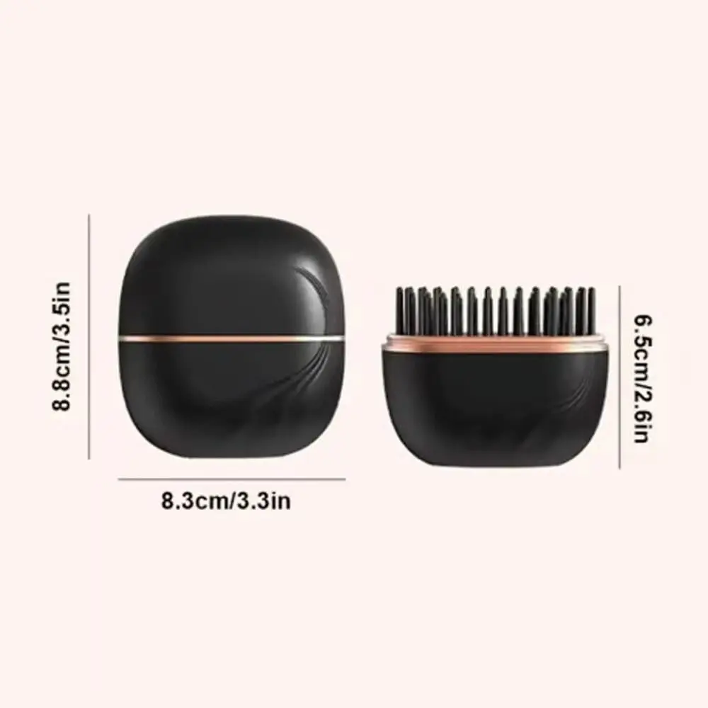 فرشاة فرد الشعر الكهربائية الصغيرة، أداة تصفيف الشعر المحمولة، مشط فرد الشعر اللاسلكي القابل لإعادة الشحن #6