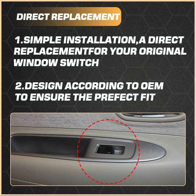 Кнопка включения управления стеклоподъемником электромобиля для FAW Sirius S80 Pyeonghwa Ppeokkuggi 1059 Toyota Avanza MK1 2003-2011 5 контактов